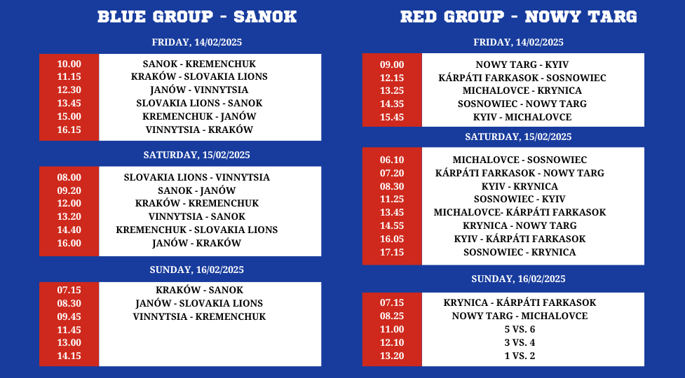 U13 GAME SCHEDULE 3